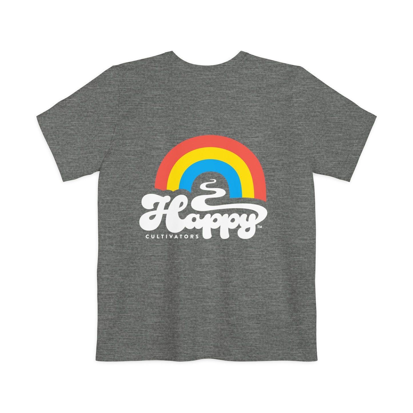 Unisex Pocket T-shirt - Rainbow on Back