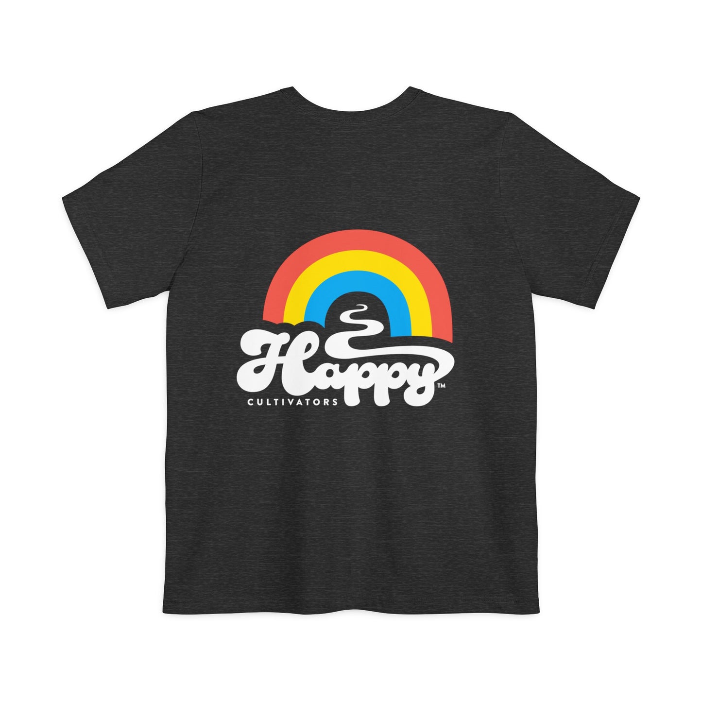 Unisex Pocket T-shirt - Rainbow on Back