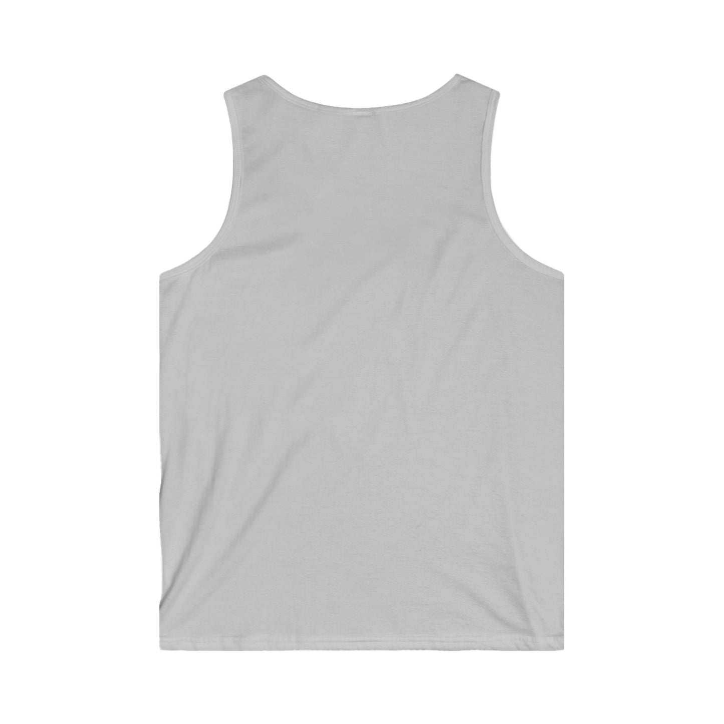 Men's Softstyle Tank Top - Front Happy Logo