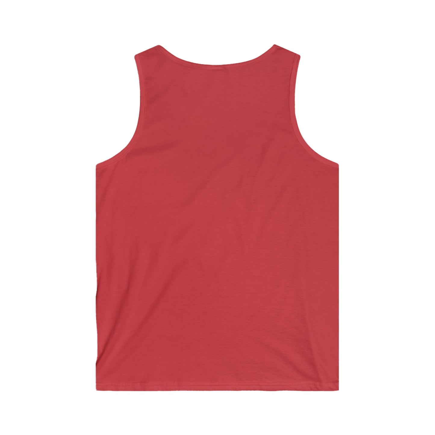 Men's Softstyle Tank Top - Front Happy Logo