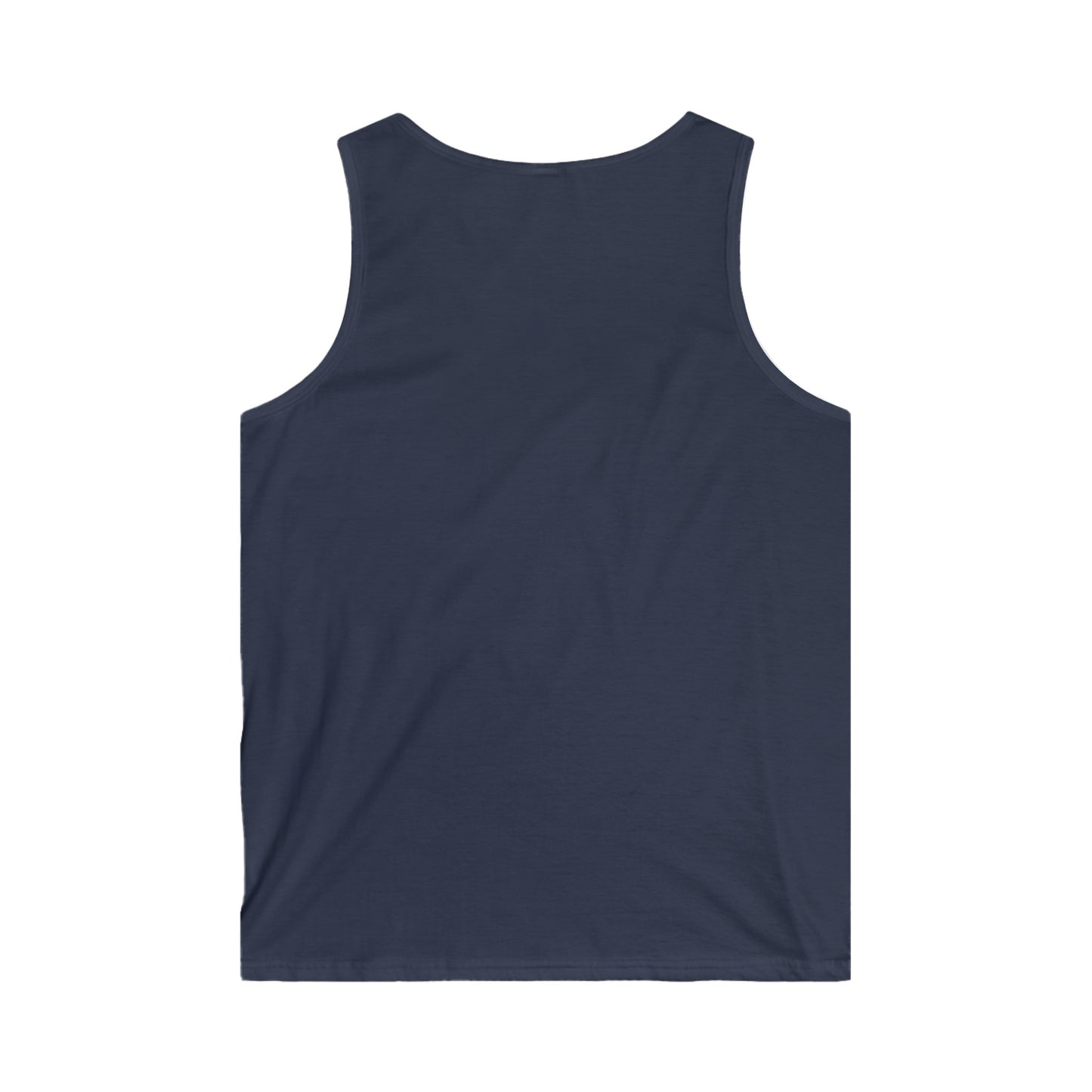 Men's Softstyle Tank Top - Front Happy Logo