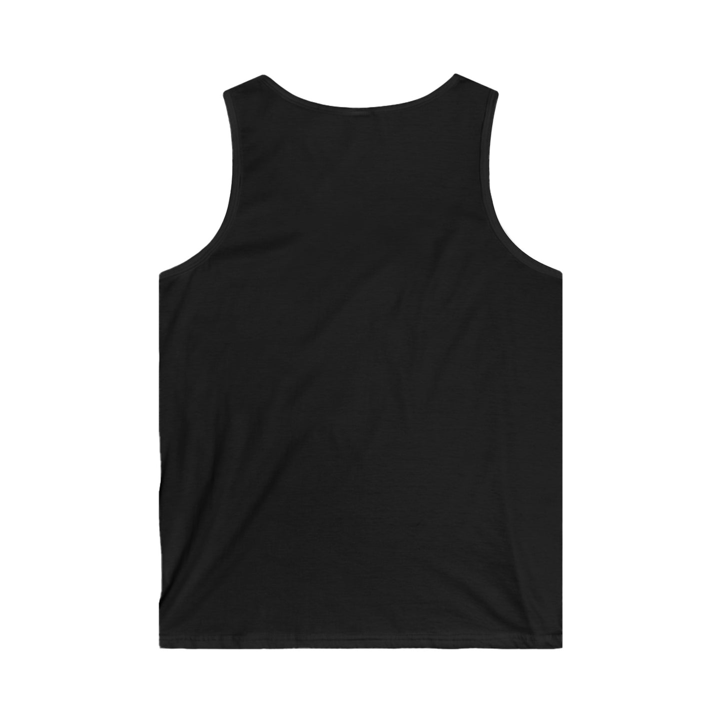 Men's Softstyle Tank Top - Front Happy Logo